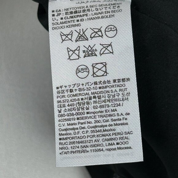 Banana Republic Jacket Women S Tweed Fringe Grey Lined Asymmetrical Snap Closure - Picture 15 of 15